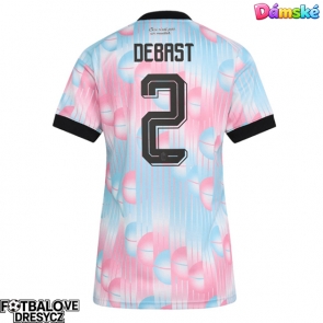 Belgie Zeno Debast #2 Dámské Venkovní Dres MS 2026 Krátký Rukáv